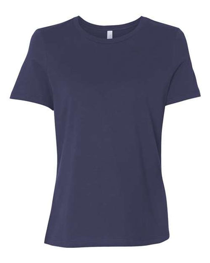 BELLA + CANVAS Women’s Relaxed Jersey Tee 6400 Custom Embroidered Business Logo