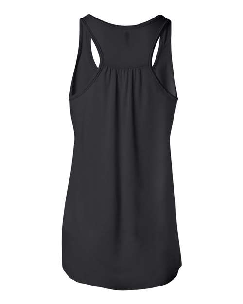 BELLA + CANVAS Women's Flowy Racerback Tank 8800 Black