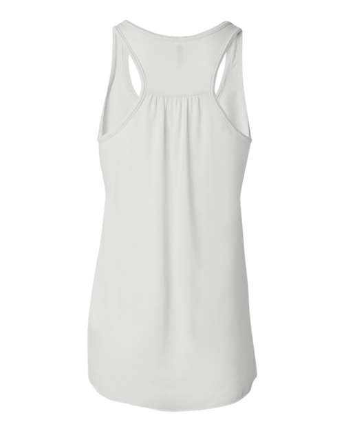 BELLA + CANVAS Women's Flowy Racerback Tank 8800 White