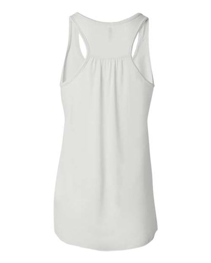 BELLA + CANVAS Women's Flowy Racerback Tank 8800 White