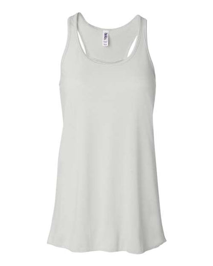 BELLA + CANVAS Women's Flowy Racerback Tank 8800 White