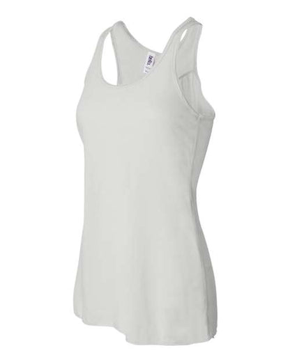 BELLA + CANVAS Women's Flowy Racerback Tank 8800 White