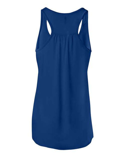 BELLA + CANVAS Women's Flowy Racerback Tank 8800 True Royal