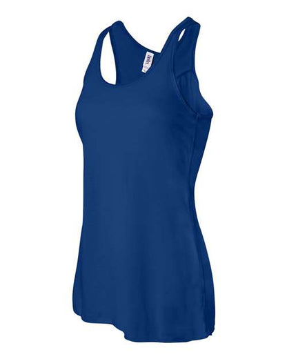 BELLA + CANVAS Women's Flowy Racerback Tank 8800 True Royal