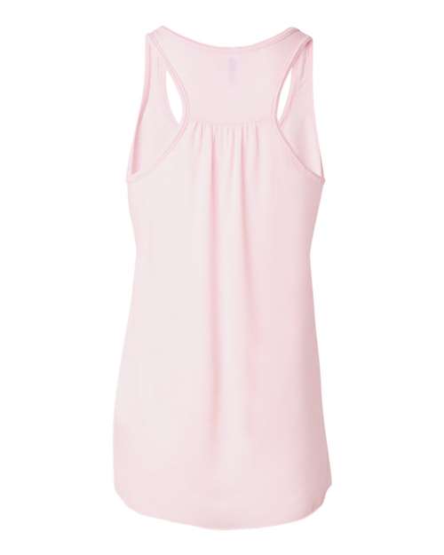 BELLA + CANVAS Women's Flowy Racerback Tank 8800 Soft Pink