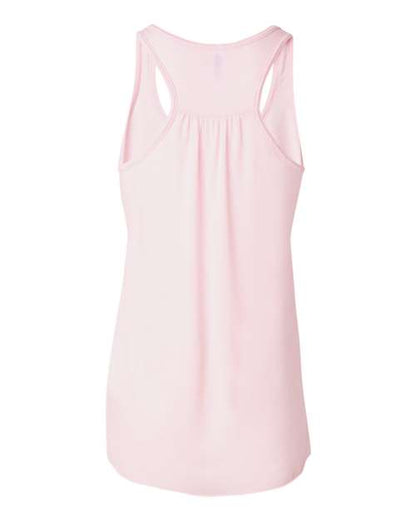BELLA + CANVAS Women's Flowy Racerback Tank 8800 Soft Pink