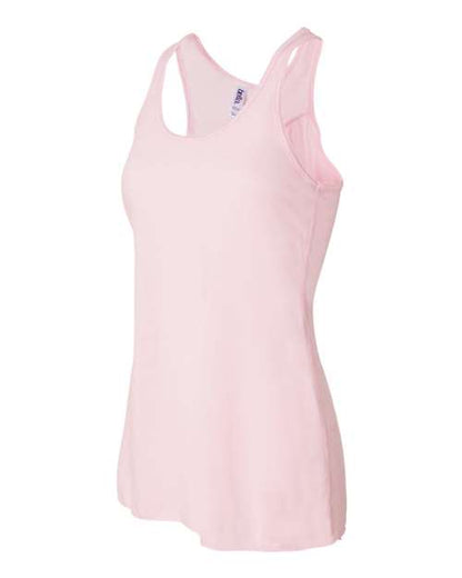 BELLA + CANVAS Women's Flowy Racerback Tank 8800 Soft Pink