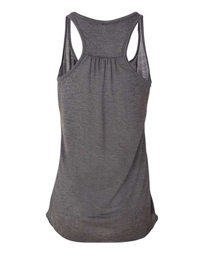 BELLA + CANVAS Women's Flowy Racerback Tank 8800 Dark Grey Heather