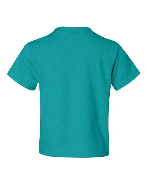 JERZEES Dri-Power® Youth 50/50 T-Shirt 29BR Jade Custom Embroidered Business Logo