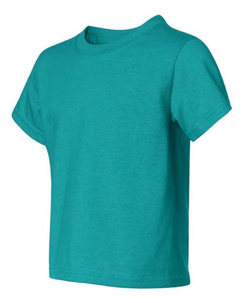 JERZEES Dri-Power® Youth 50/50 T-Shirt 29BR Jade Custom Embroidered Business Logo