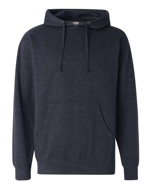 Independent Trading Co. Midweight Hooded Sweatshirt SS4500 Classic Navy Custom Embroidered Business Logo
