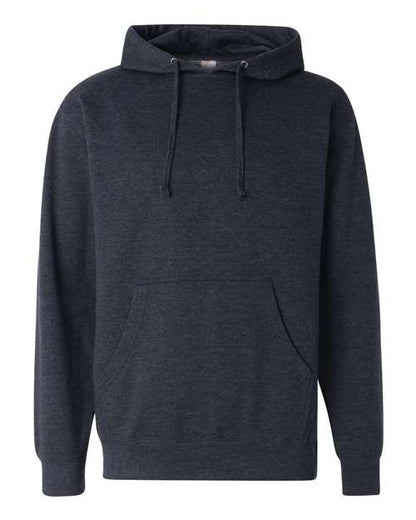 Independent Trading Co. Midweight Hooded Sweatshirt SS4500 Classic Navy Custom Embroidered Business Logo