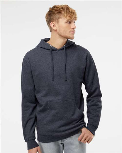 Independent Trading Co. Midweight Hooded Sweatshirt SS4500 Classic Navy Custom Embroidered Business Logo