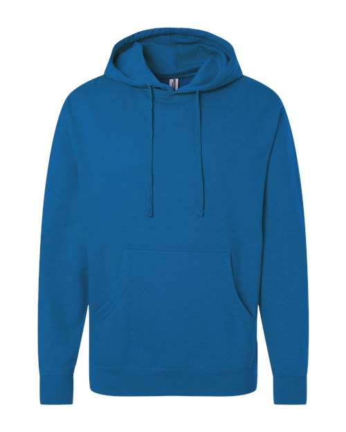 Independent Trading Co. Midweight Hooded Sweatshirt SS4500 Royal Heather Custom Embroidered Business Logo