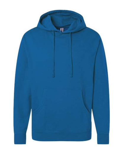 Independent Trading Co. Midweight Hooded Sweatshirt SS4500 Royal Custom Embroidered Business Logo