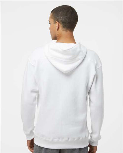 J. America Sport Lace Hooded Sweatshirt 8830 White