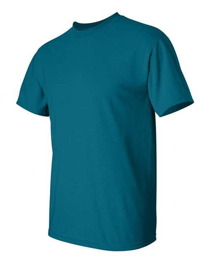 Gildan Women’s 1X1 Baby Rib Raglan Three-Quarter Sleeve Tee 2000 Galapagos Blue Custom Embroidered Business Logo