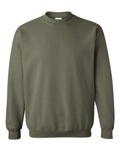Gildan Heavy Blend™ Crewneck Sweatshirt 18000 Maroon Custom Embroidered Business Logo