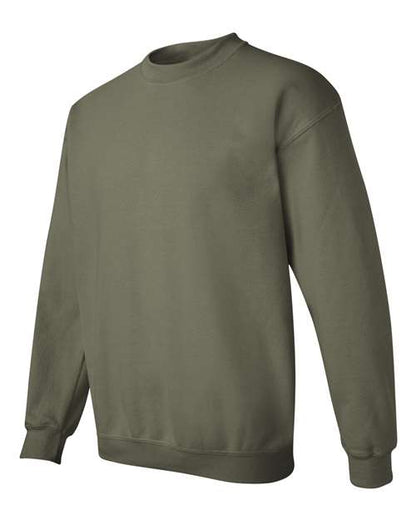 Gildan Heavy Blend™ Crewneck Sweatshirt 18000 Maroon Custom Embroidered Business Logo