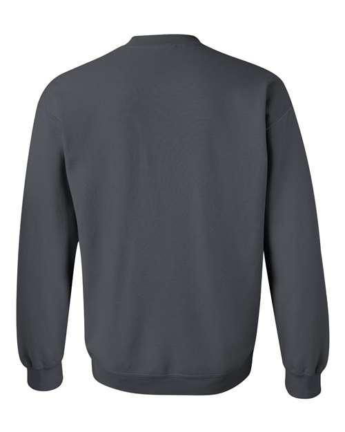 Gildan Heavy Blend™ Crewneck Sweatshirt 18000 Charcoal Custom Embroidered Business Logo
