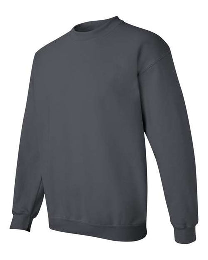 Gildan Heavy Blend™ Crewneck Sweatshirt 18000 Charcoal Custom Embroidered Business Logo