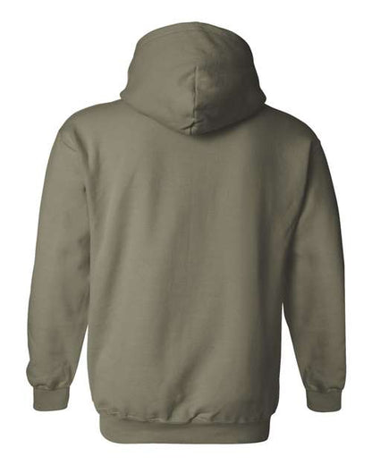 Gildan Heavy Blend™ Hooded Sweatshirt 18500 Military Green Custom Embroidered Business Logo