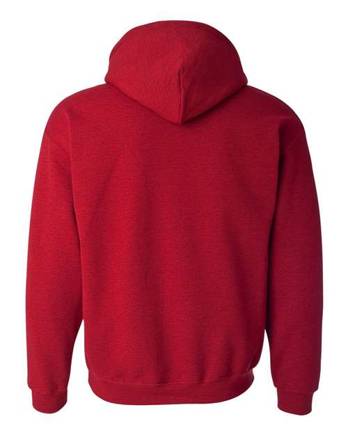 Gildan Heavy Blend™ Hooded Sweatshirt 18500 Antique Cherry Red Custom Embroidered Business Logo