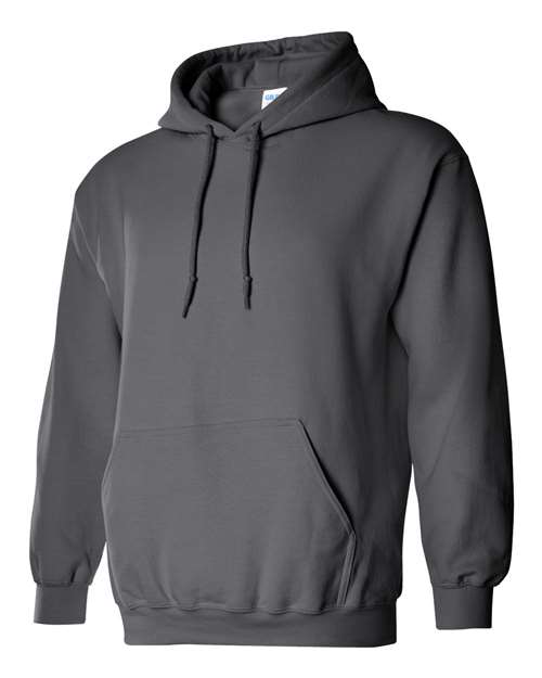 Gildan Heavy Blend™ Hooded Sweatshirt 18500 Charcoal Custom Embroidered Business Logo