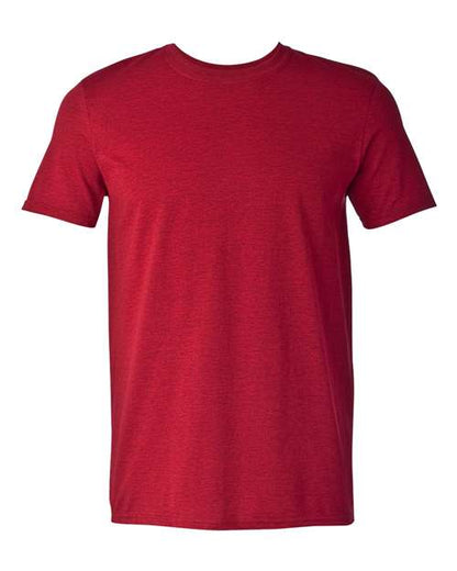 Gildan Softstyle® T-Shirt 64000 Antique Cherry Red Custom Embroidered Business Logo