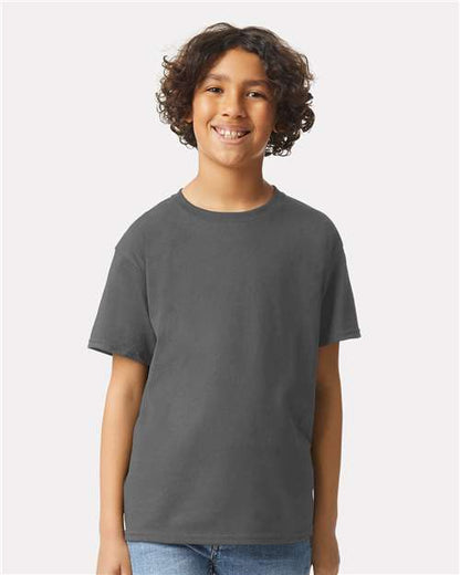 Custom Embroidered  Gildan Ultra Cotton® Youth T-Shirt 2000B Charcoal
