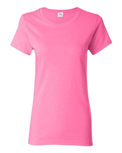Gildan Heavy Cotton™ Women’s T-Shirt 5000L Azalea Custom Embroidered Business Logo