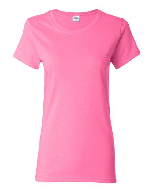 Gildan Heavy Cotton™ Women’s T-Shirt 5000L Azalea Custom Embroidered Business Logo