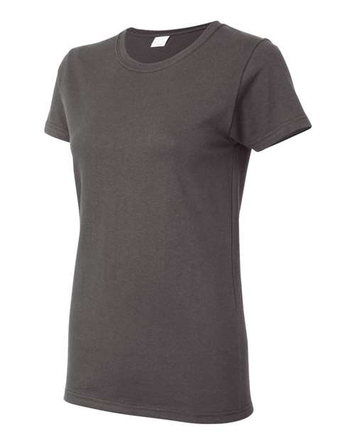 Gildan Heavy Cotton™ Women’s T-Shirt 5000L Charcoal Custom Embroidered Business Logo
