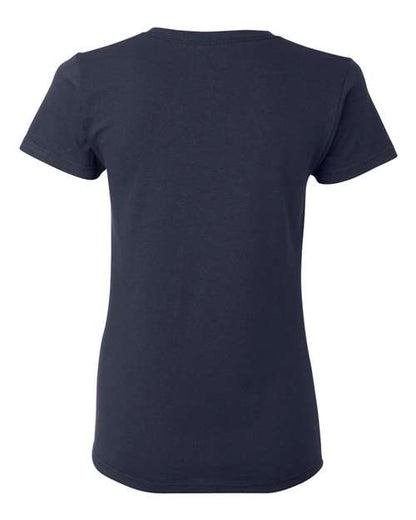 Gildan Heavy Cotton™ Women’s T-Shirt 5000L Maroon Custom Embroidered Business Logo