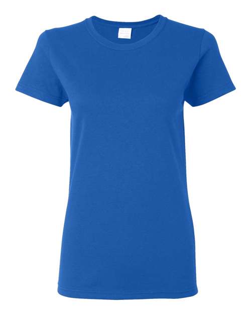 Gildan Heavy Cotton™ Women’s T-Shirt 5000L Royal Custom Embroidered Business Logo