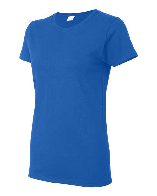 Gildan Heavy Cotton™ Women’s T-Shirt 5000L Royal Custom Embroidered Business Logo