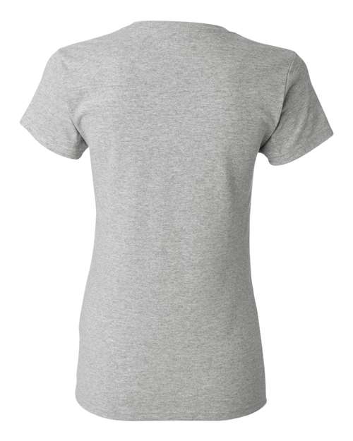 Gildan Heavy Cotton™ Women’s T-Shirt 5000L Sapphire Custom Embroidered Business Logo