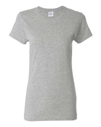 Gildan Heavy Cotton™ Women’s T-Shirt 5000L Sapphire Custom Embroidered Business Logo