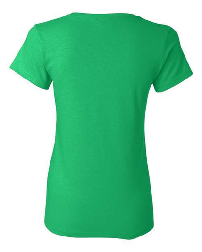Gildan Heavy Cotton™ Women’s T-Shirt 5000L Irish Green Custom Embroidered Business Logo