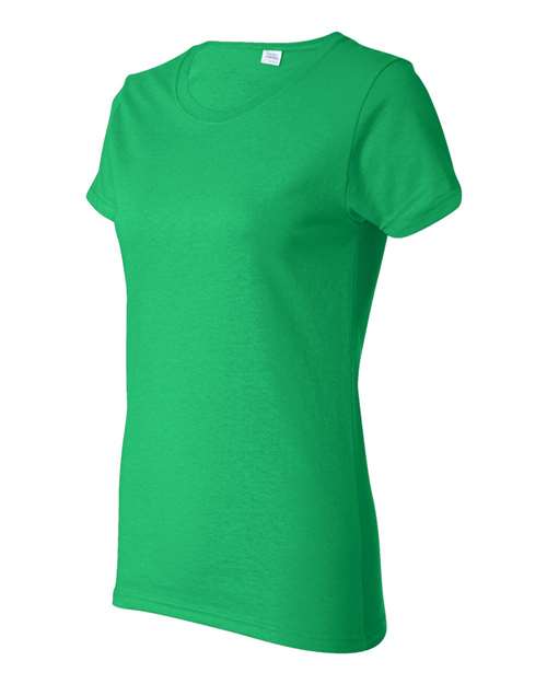 Gildan Heavy Cotton™ Women’s T-Shirt 5000L Irish Green Custom Embroidered Business Logo