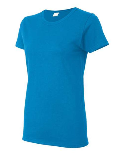 Gildan Heavy Cotton™ Women’s T-Shirt 5000L Royal Custom Embroidered Business Logo