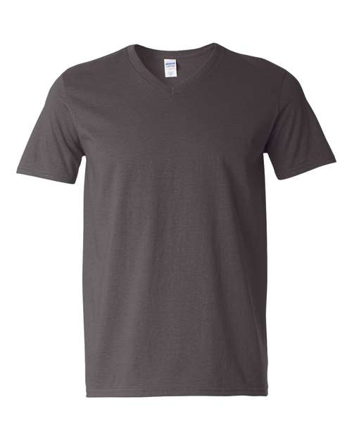 Gildan Softstyle® V-Neck T-Shirt 64V00 Custom Embroidered Business Logo