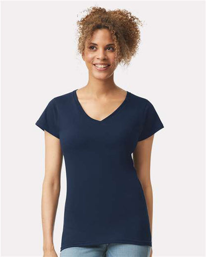 Gildan Women's Softstyle V-Neck T-Shirt 2117