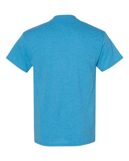 Gildan USA-Made Fine Jersey T-Shirt 5000 Heather Red Custom Embroidered Business Logo