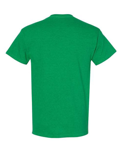Gildan USA-Made Fine Jersey T-Shirt 5000 Antique Irish Green Custom Embroidered Business Logo