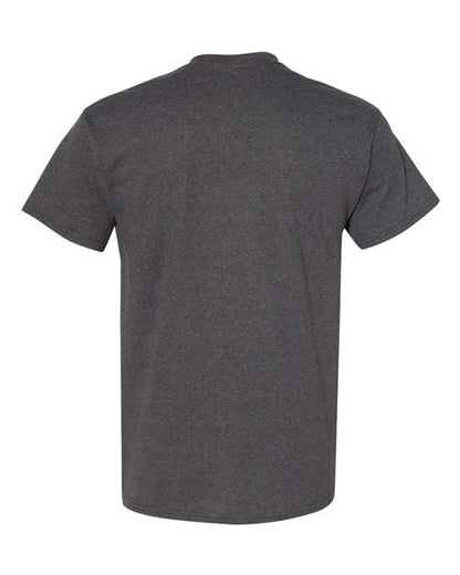 Gildan USA-Made Fine Jersey T-Shirt 5000 Tweed Custom Embroidered Business Logo
