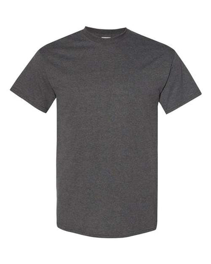 Gildan USA-Made Fine Jersey T-Shirt 5000 Tweed Custom Embroidered Business Logo