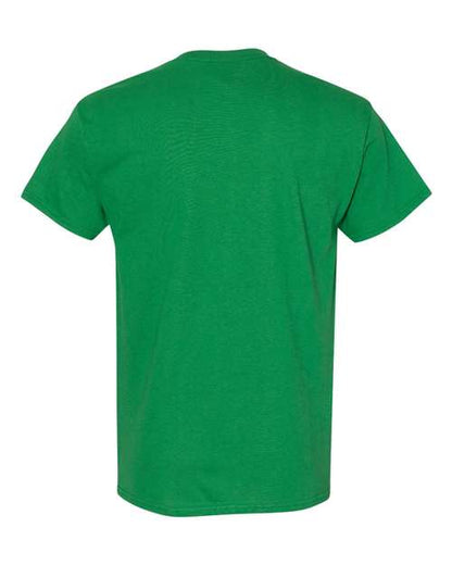 Gildan USA-Made Fine Jersey T-Shirt 5000 Tropical Blue Custom Embroidered Business Logo