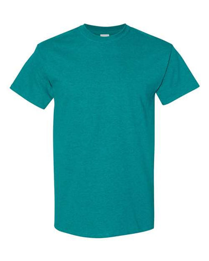 Gildan USA-Made Fine Jersey T-Shirt 5000 Antique Irish Green Custom Embroidered Business Logo
