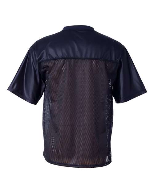 Custom EmbroideredAugusta Sportswear Men's Stadium Replica Football Jersey 2159 Navy